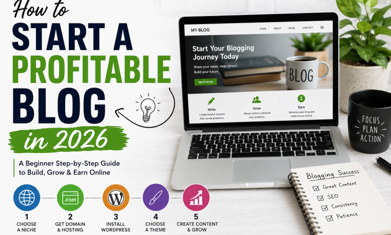 How to Start a Profitable Blog in 2026 | Beginner Step-by-Step Guide How to Start a Profitable Blog in 2026 | Beginner Step-by-Step Guide